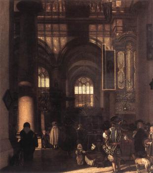 Emanuel De Witte : Interior of a Church IV